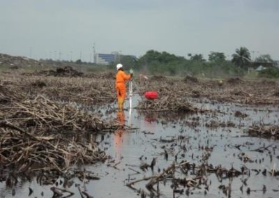 Pre- & Post Sandfill Survey of OIS-Indorama Port Site 2014